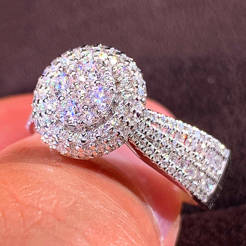 Trend sophisticated diamond copper wedding ring