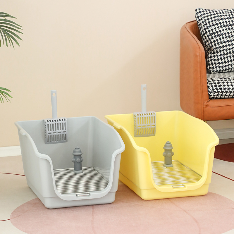 벽걸이형 개 변기, 스테인리스 스틸 똥 밟는 방지 개 모래통, 중소형 개용 강화 개 변기, 애완동물 용품