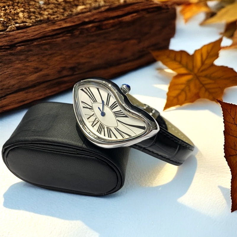 Daily, Street Occasion Business Streetwear Solid Color Butterfly Double Snap Quartz Watch