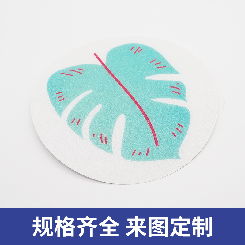 Bañera antideslizante pegatinas autoadhesivas antideslizantes pegatinas de goma PEVA Baño de dibujos animados deja impermeable antideslizante pegatinas cinta