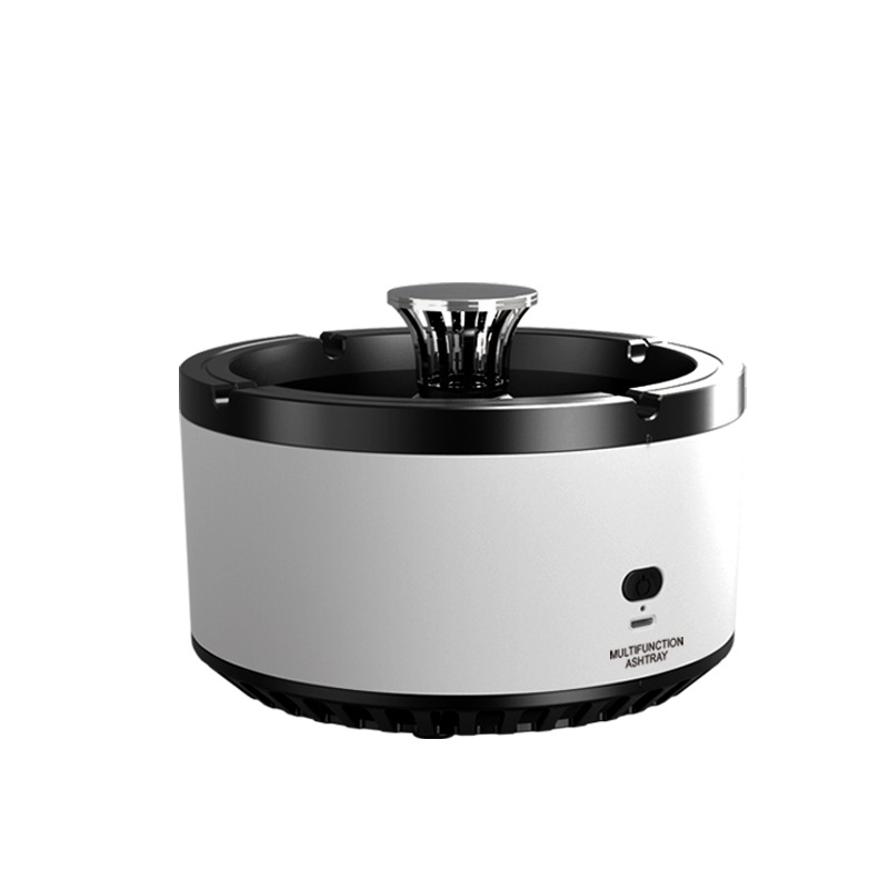 아로마 테라피 필름이있는 스마트 재떨이 홈 거실 하이 엔드 재떨이 오피스 스튜디오 공기 청정기