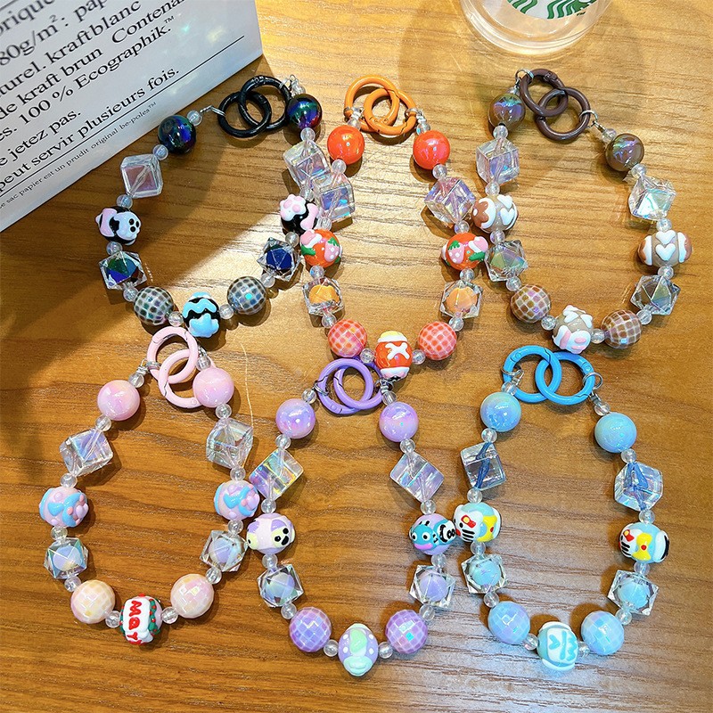 Cuentas Sanliou cadena de caja de teléfono móvil en vivo muñeca colgante para evitar la pérdida de pequeños regalos de estudiantes al por mayor