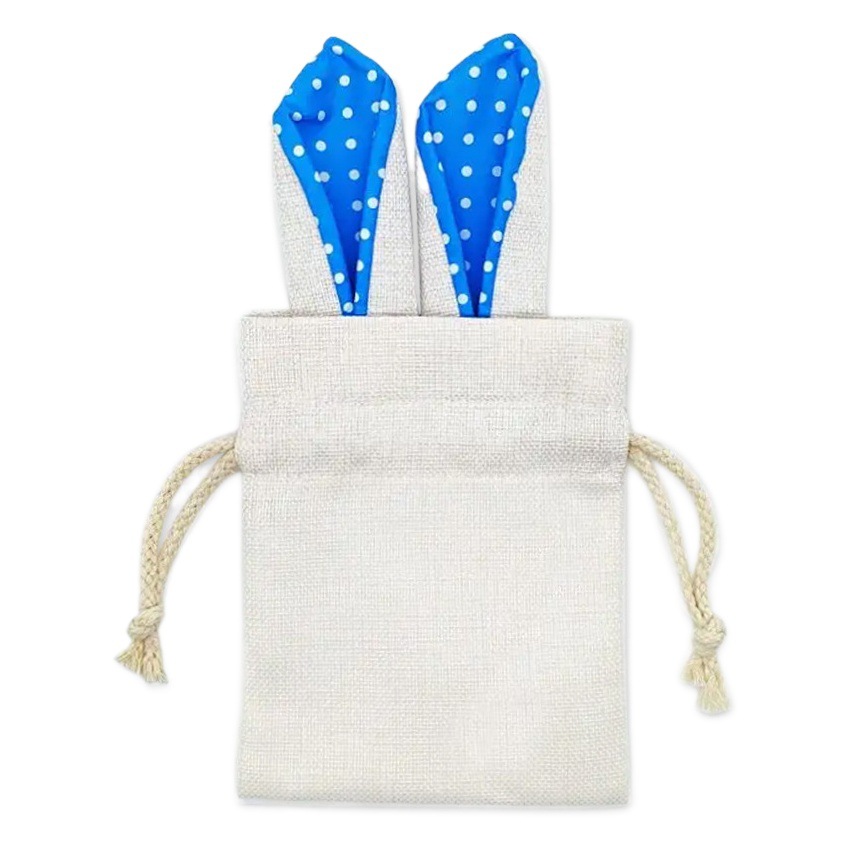 Bolsa de lazo de transferencia de calor Bolsa de lazo de oreja de conejo de Pascua Bolsa de lazo Bolsa de saco Bolsa de almacenamiento de regalo Bolsa de caramelo