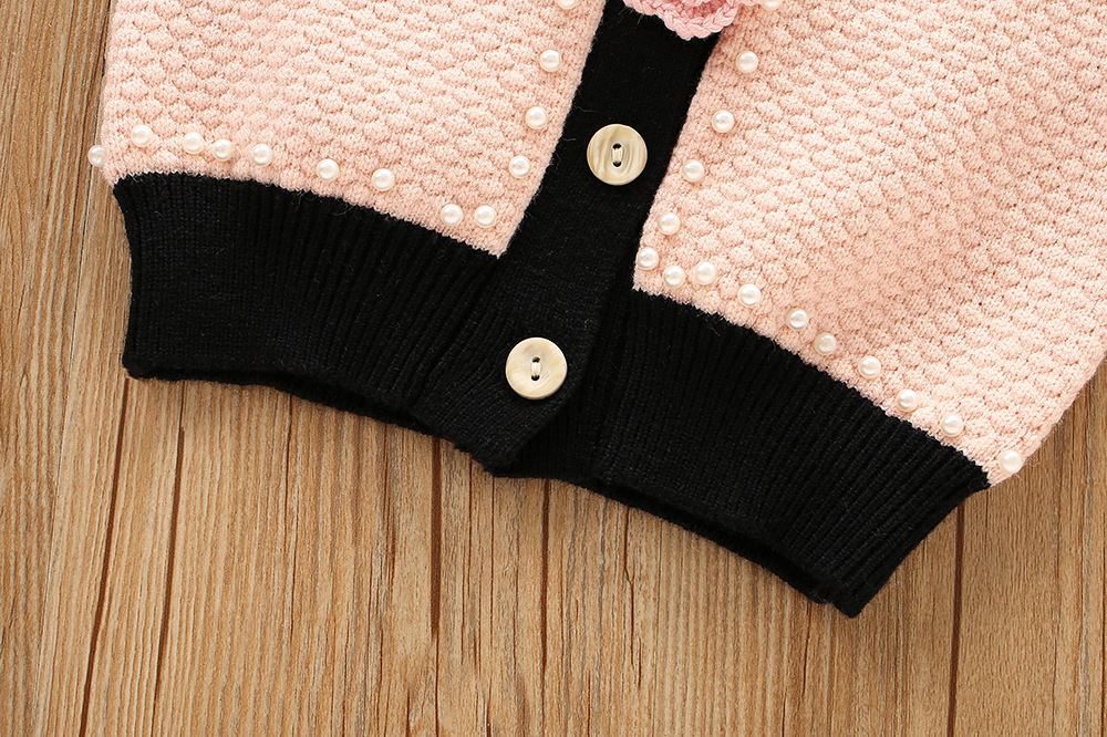 Mädchenpullover 2023 Herbst/Winter neue koreanische Ausgabe modischer kleiner Duft dreidimensionale Blume gestrickt zwei_voghion.com