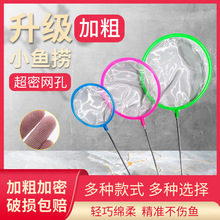 鱼网捞鱼缸密网小渔网捞儿童捕捞鱼网兜金鱼观赏鱼丰年虾捞鱼网兜