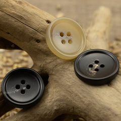 黑色中長款風衣外套樹脂鈕扣2022新款卡其色西服休閒褲紐扣扣子