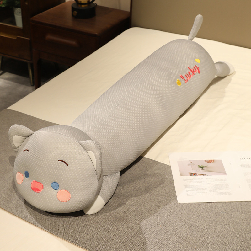 Verano Bean hipopótamo almohada para dormir niñas embarazadas piernas para dormir adultos almohada larga columna