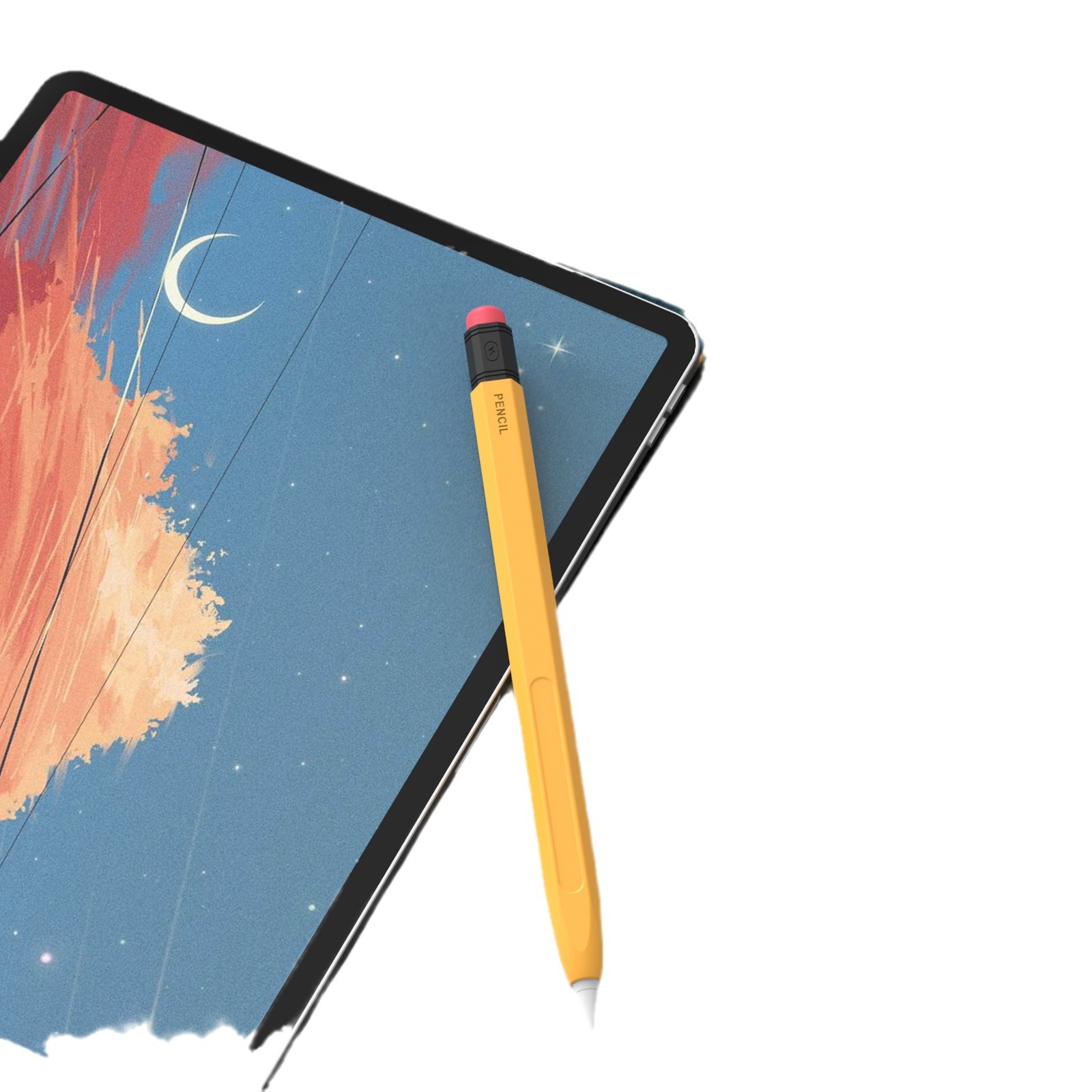 Funda protectora de silicona para bolígrafo Apple Apple Pencil pro y funda antideslizante para lápiz retro de segunda generación