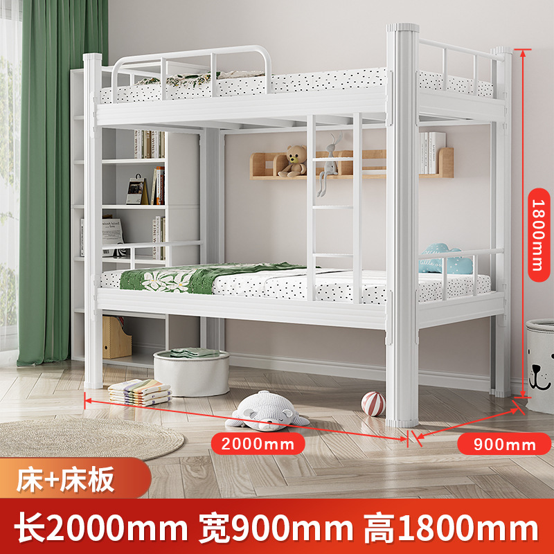 Fábrica al por mayor dormitorio de estudiantes cama doble cama de alquiler de cama cama de hierro cama de dormitorio de personal cama de apartamento