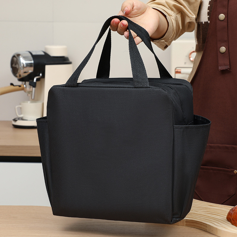 Bolsa de almuerzo portátil de gran capacidad de bolsas de almuerzo de aislamiento térmico, bolsa de almuerzo de aluminio para llevar al trabajo y la escuela, bolsa de almuerzo de aluminio, bolsa de preservación fresca