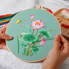 ♔刺绣diy手工法绣欧式立体绣品材料包绣花自绣苏绣初学者古风解