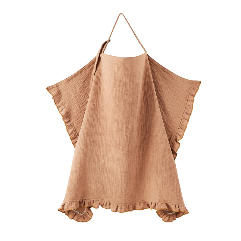 防走光全綿糸布プリント哺乳タオル外出哺乳服マント授乳遮蔽服カバークロスボーダーアマゾン|undefined