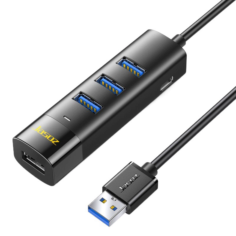 Getson USB3.0 с четырьмя портом длинная полоса HUB USB3.0HUB высокоскоростной 5 Гбит/с концентратор USB расширения док