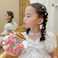 Детский день красочный маленький цветок заколка для волос Doudou клип Южная Корея девочки Xuanya детская прическа маленькая заколка для волос зажим