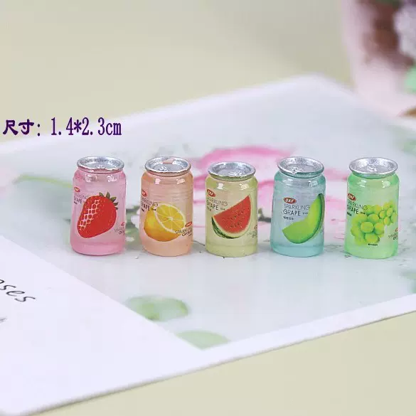 树脂迷你夜光易拉罐饮料瓶罐头diy小瓶子小夜灯摆件家居装饰手工