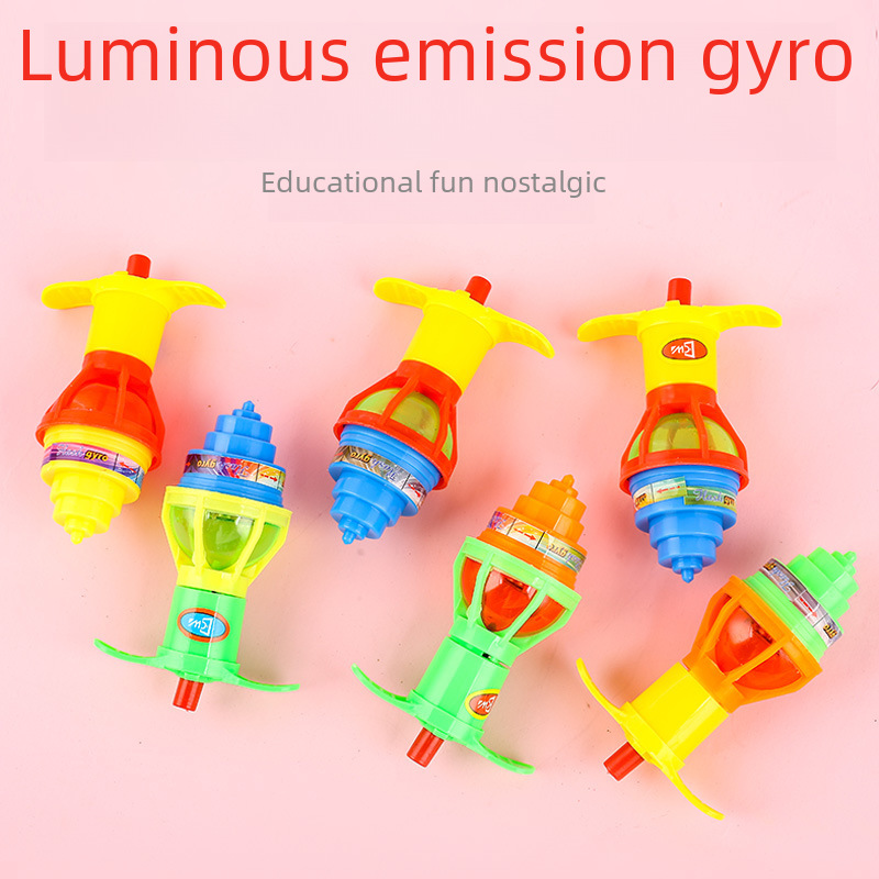 Wind-up rotating spinning top