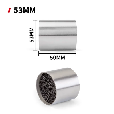 Exhaust pipe, pipe silencer three-way catalytic - 53mm50mm