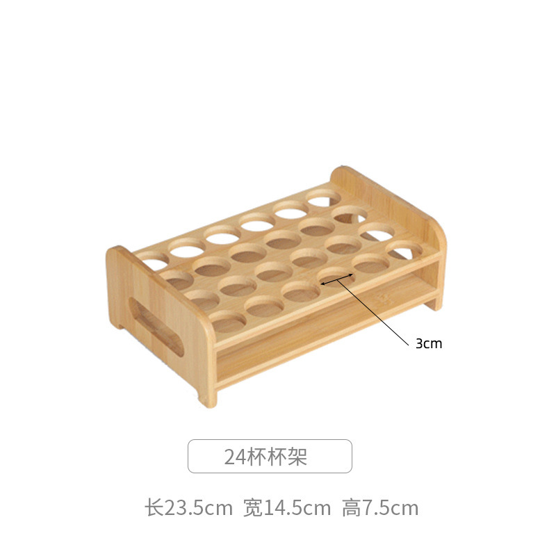 Marco de madera de 24 agujeros