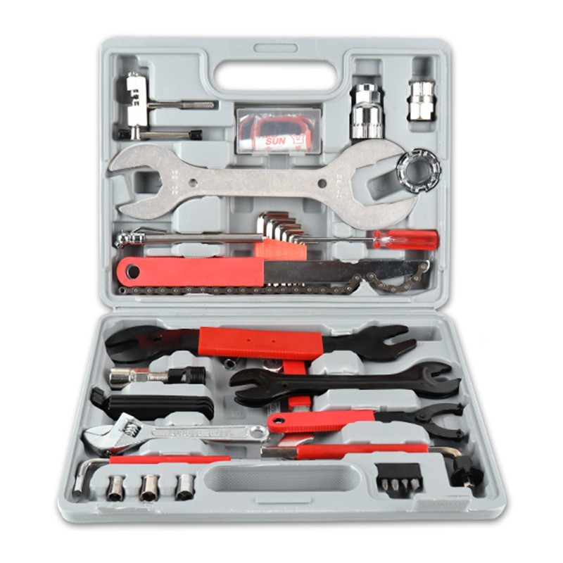 Bicicleta conjunto completo de herramientas de reparación portátil llave de mantenimiento Equipo conjunto completo de herramientas de reparación combinación traje