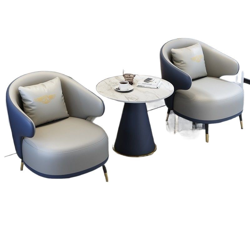 Sofá individual mesa de té combinación de ventas balcón ocio hotel de negocios salón de belleza recepción sofá mesa de negociación