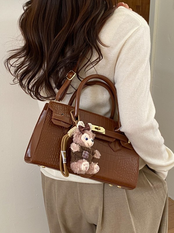 Bolso de moda de comercio exterior cocodrilo para mujeres 2026 nuevo bolso de mano europeo y americano para mujeres lujoso hombro mochila