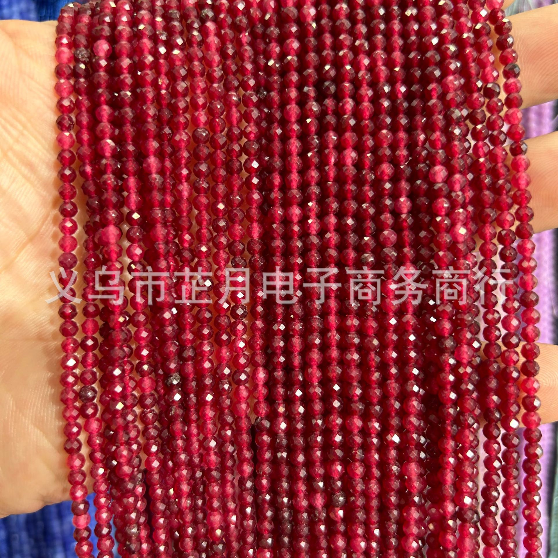 Pequeñas cuentas 2mm3mm4mm facetas todo tipo de ágata Cristal de piedra natural granos sueltos DIY joyería pulsera collar