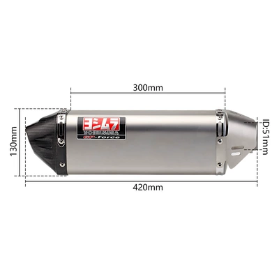 R15R25 Gsxr600 Duke250Rc390 | Motorcycle exhaust pipe