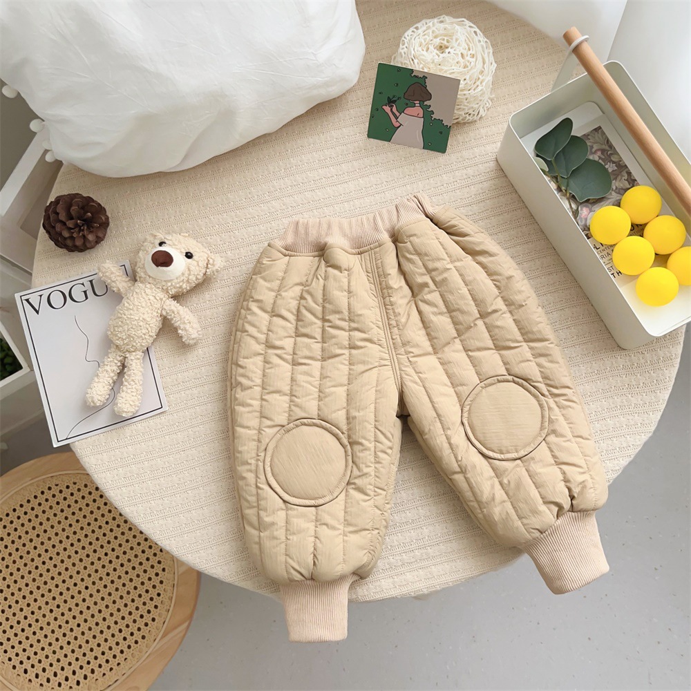 2024 nuevo bebé de invierno versión coreana estilo occidental bolsillo creativo cremallera engrosamiento cálido y cómodo traje de bebé suave