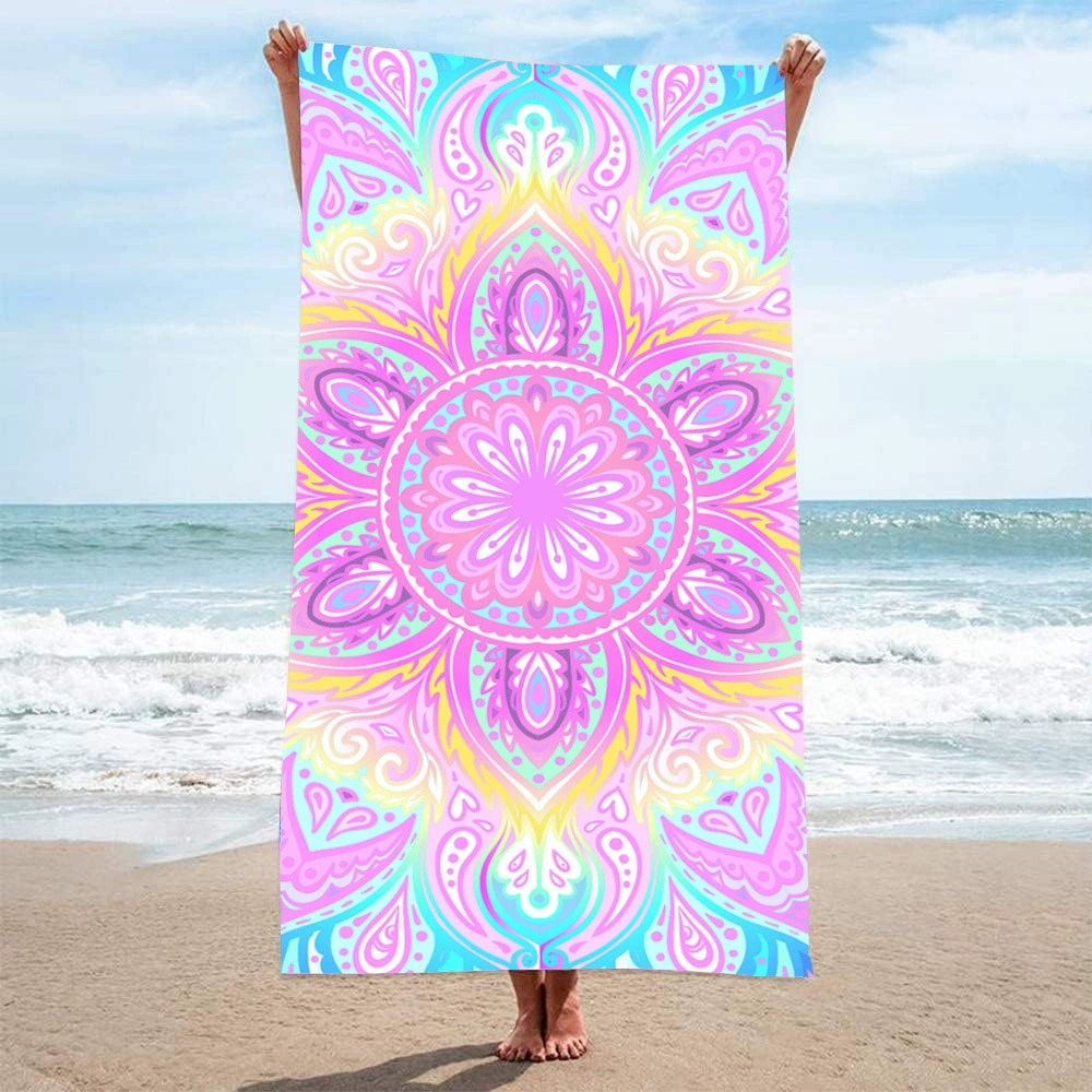 Quick dry double-sided beach cartoon cute bath towel, (Physicals), Amazon