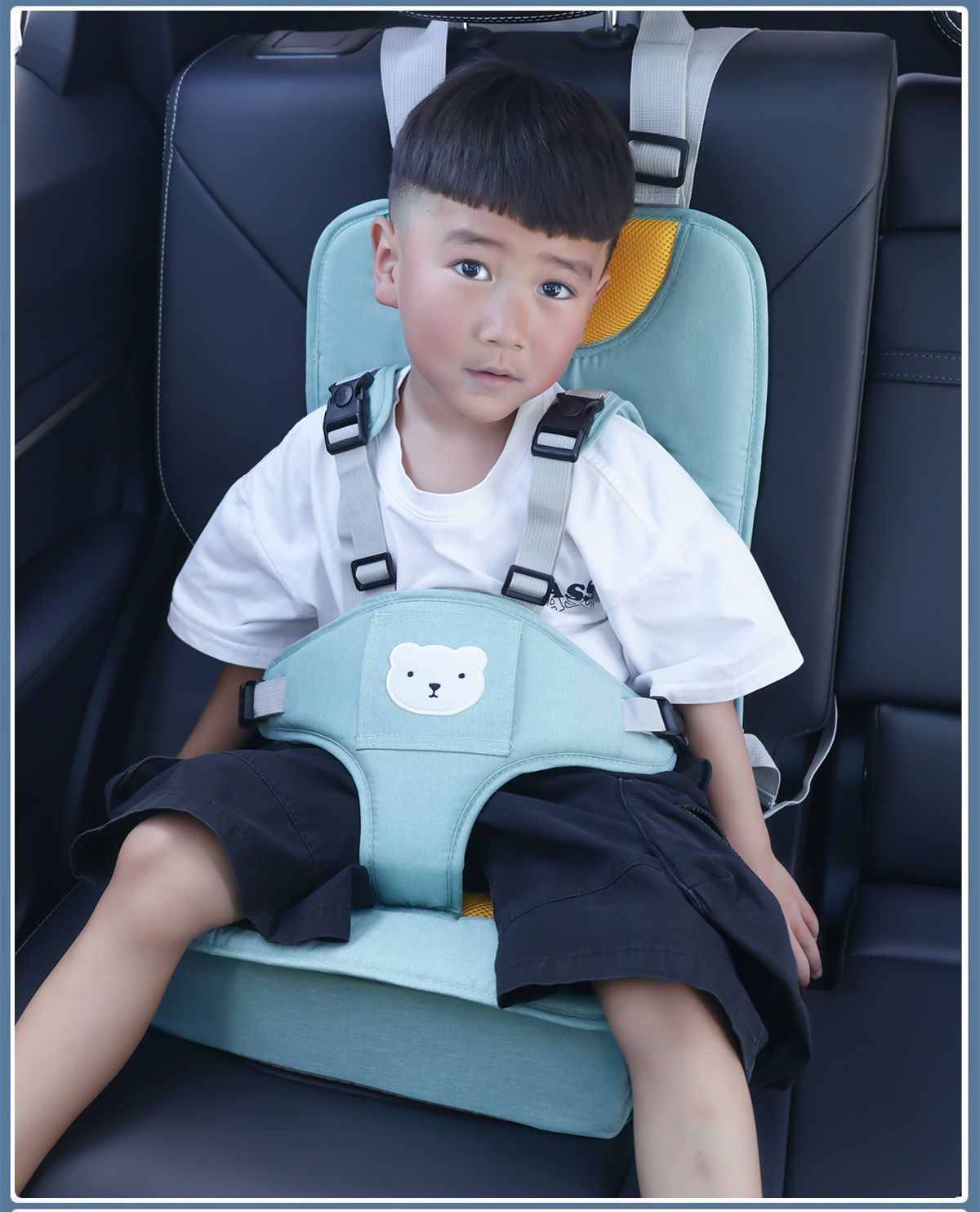 Children's safety seat, simple and portable, universal car seat cushion for babies and infants, height-boosting cushion