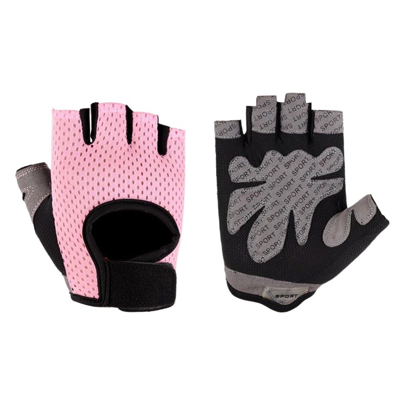 フィットネス手袋男女器械訓練半指トレーニング腕保護ヨガダイナミック自転車室運動装備