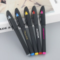 广告笔印刷logo商务办公宣促销中性笔 0.5黑色碳素签字笔水笔批发