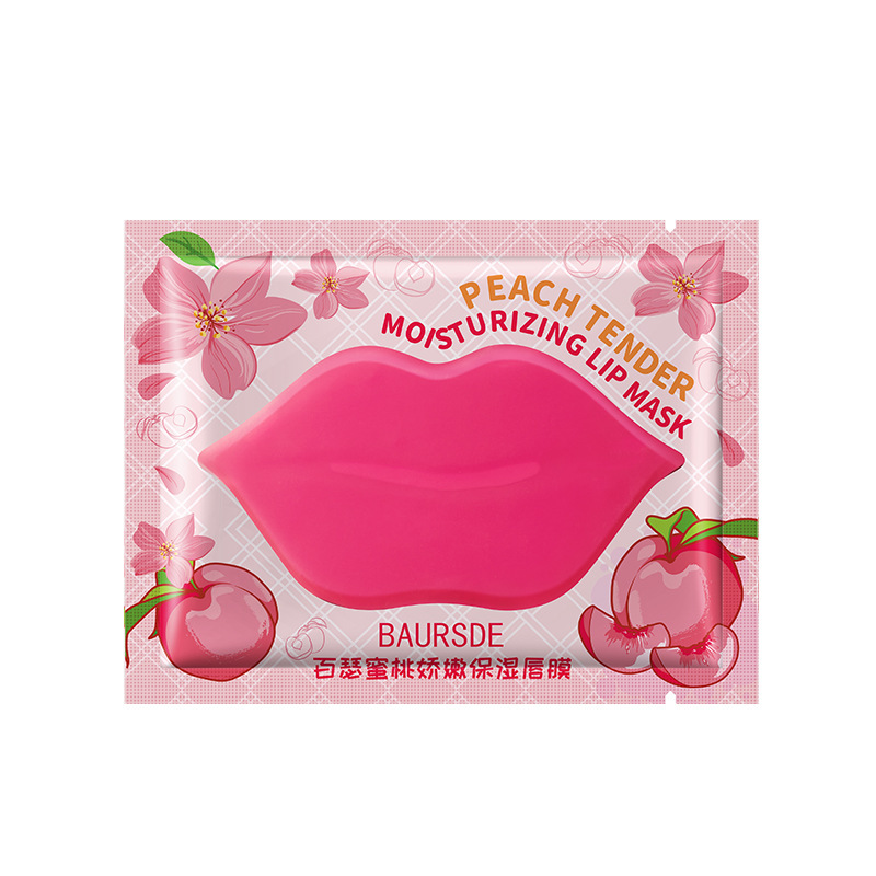 Bather Honey Peach Aloe Honey Lip Mask Humectante Desvanecer las líneas labiales para mejorar el color labial máscara labial al por mayor
