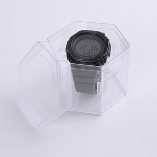Watch Transparent Hexagonal Box Wholesale Dropshipping Factory Supply with Color Box New Model Sale