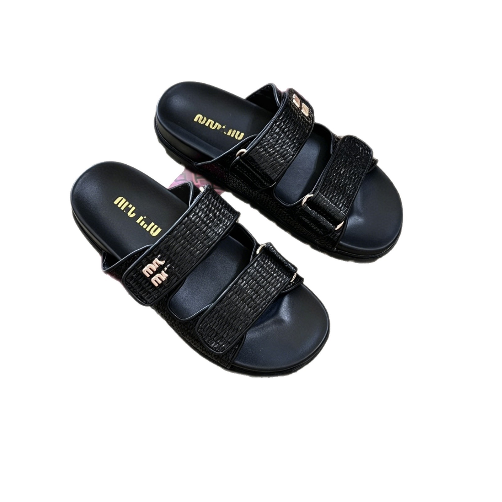 Sandalias Planas de Playa para Mujer, Superfibra y Caucho, Secado Rápido, Transpirable, Ligero, para Uso Diario image 6