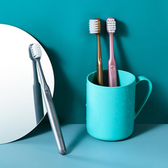 New Feather Soft Wide Head Toothbrush Single Pack Adult Soft Bristle Toothbrush Household Simple Toothbrush Wholesale Manufacturer