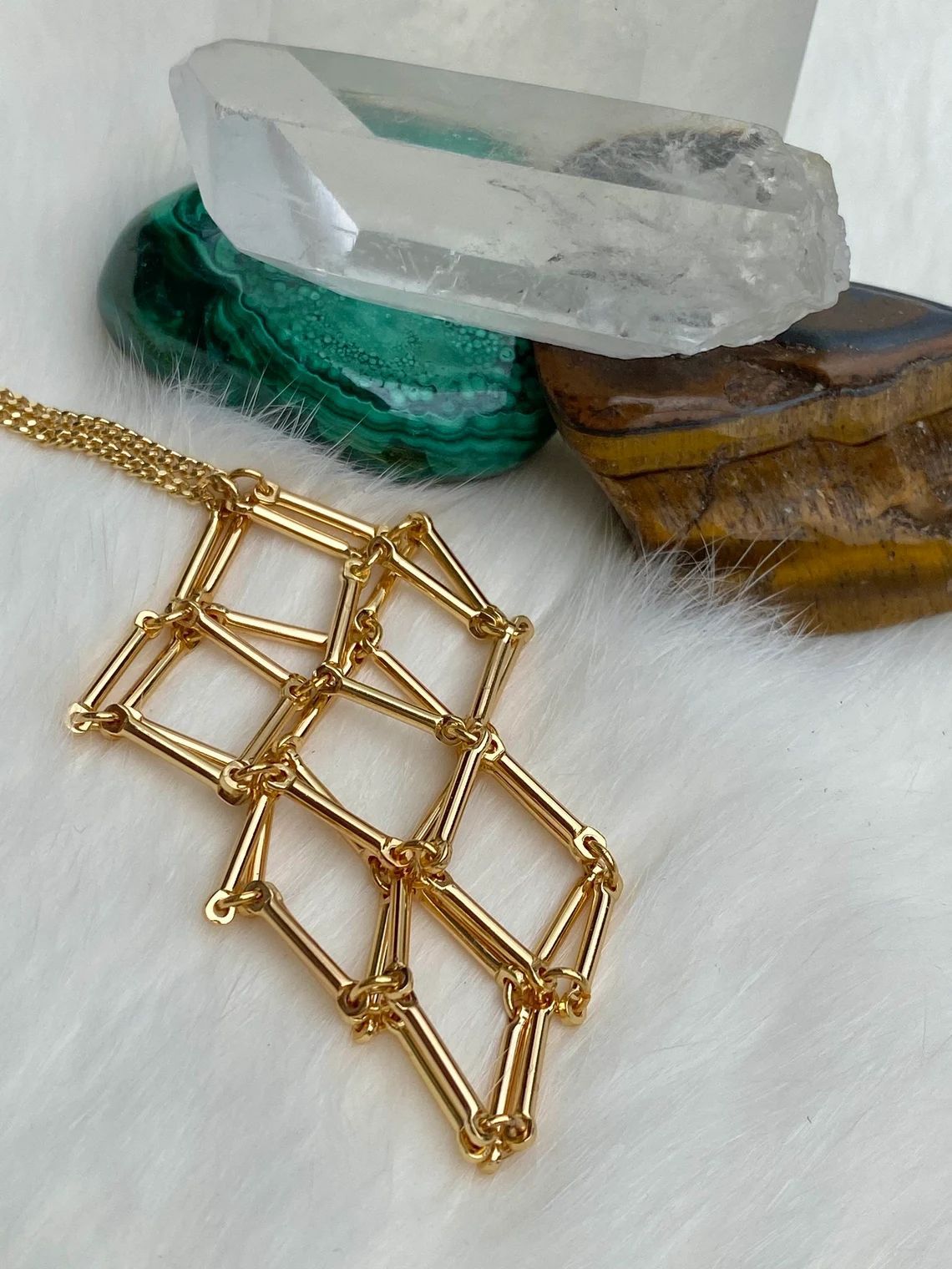 20g Weight Pendant Necklace Classification 1 Piece Vintage Style Heart Shape Crystal Metal Unisex Pendant Necklace