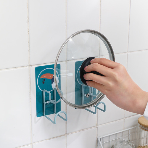 Home bathroom punch-free washbasin hook kitchen cutting board traceless hanging storage shelf bathroom washbasin rack