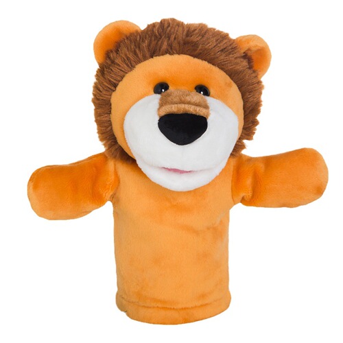 Lion, elephant, monkey, dog finger puppet toy animal glove performance kindergarten mouth can move baby soother doll