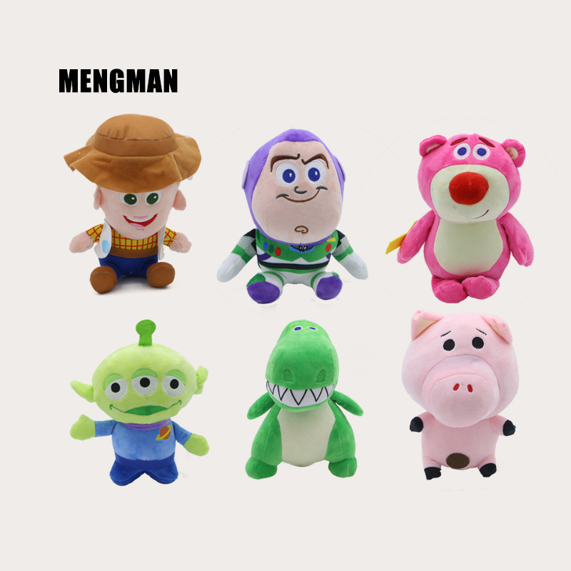 Cartoon Toy Story Buzz Woody Strawberry Bear Wedding Gift Plush Doll Amusement Park Claw Machine Doll