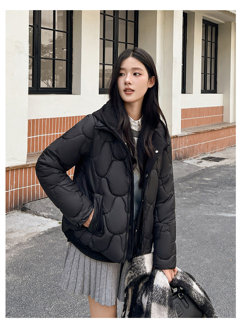 2024 Nuovo abbigliamento invernale Edizione coreana Giacca in cotone caldo e spesso con cappuccio da donna Giacca in piumino_voghion.com