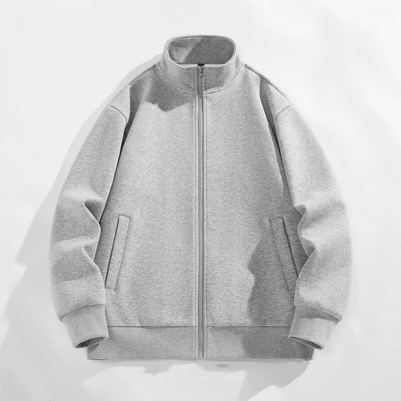 Vertical Collar Cardigan Sweater Men's 2024 Spring and Autumn Boys Cheap Durable Casual Clothes Winter Wear Sports Jacket