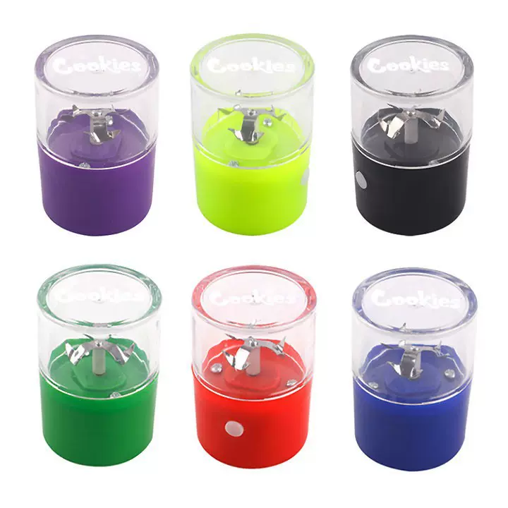 跨境新品磨烟器 USB蓄电多色全自动充电电动磨烟器 大马达碎烟器
