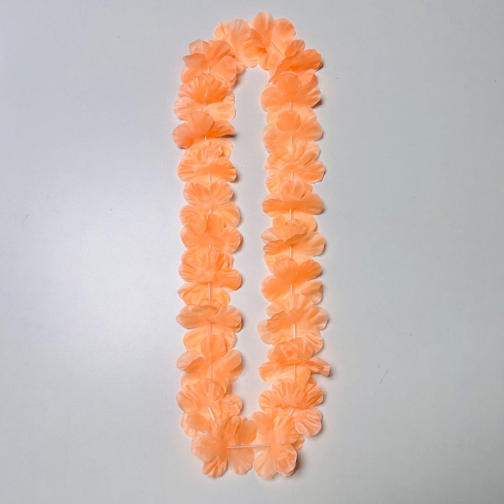 Hawaiian macaron corallas de color 24 pares de pétalos de tela rueda de color para eventos de espectáculo de la fiesta de gran corallas multicolores