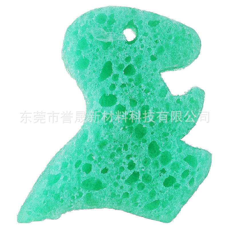 Children's cute geometric matte sponge bath sponge