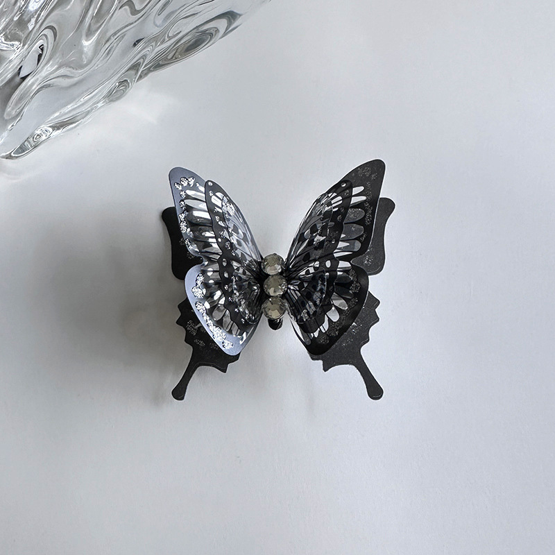 Butterfly Hair Clip Niche Design Multi Layer Ancient Style Pin_voghion.com