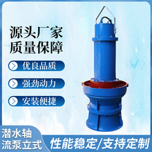 大流量潜水轴流泵立式农田灌溉大功率排涝泵防汛抗旱大口径混流泵