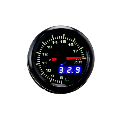 Pointer numerical dual display instrument 52mm pointer with digital display automobile instrument automobile modified instrument (automobile instrument) - voltmeter
