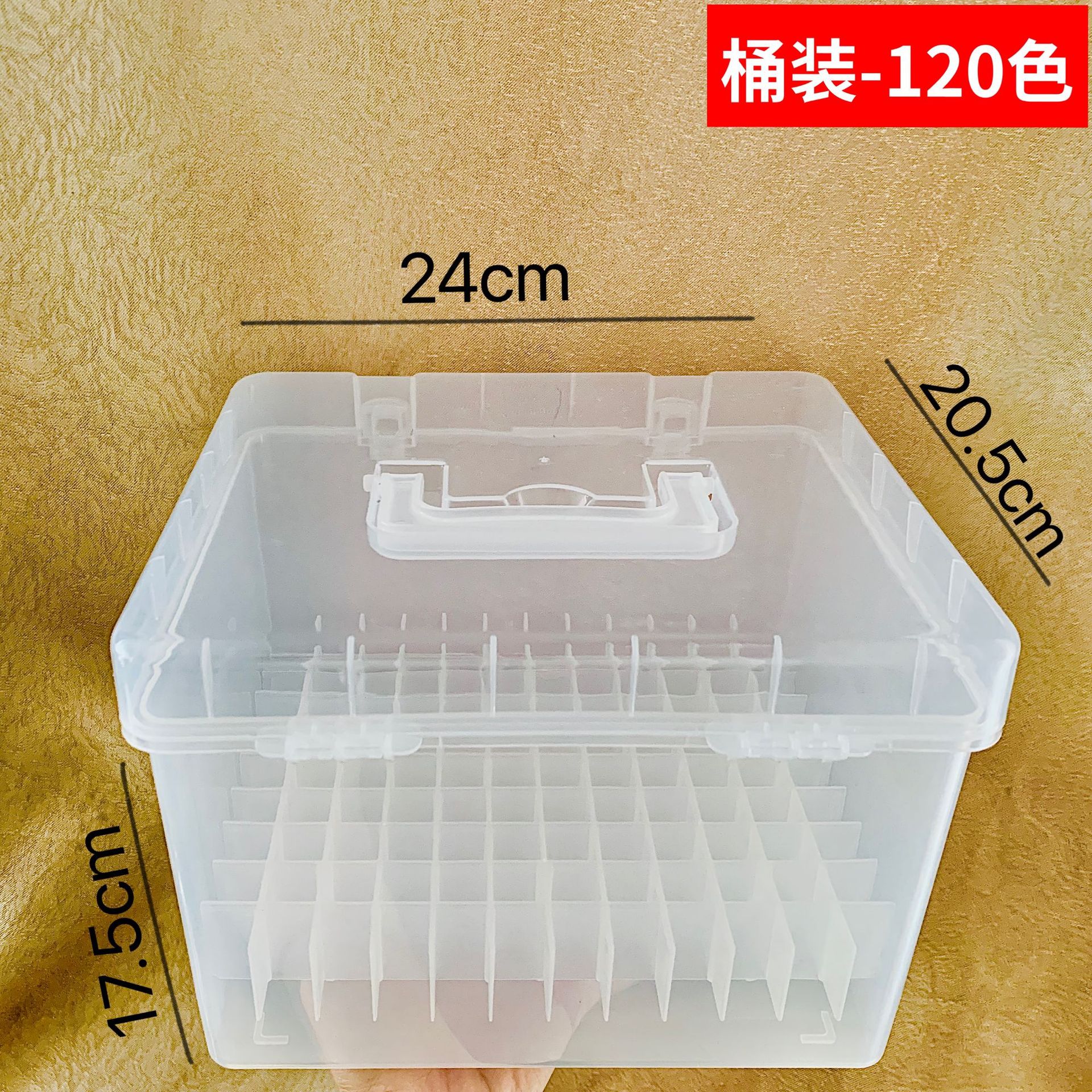 Caja de marcador del fabricante caja de pluma de plástico compartimiento caja de presentación titular de la pluma caja de almacenamiento caja de papelería de plástico al por mayor