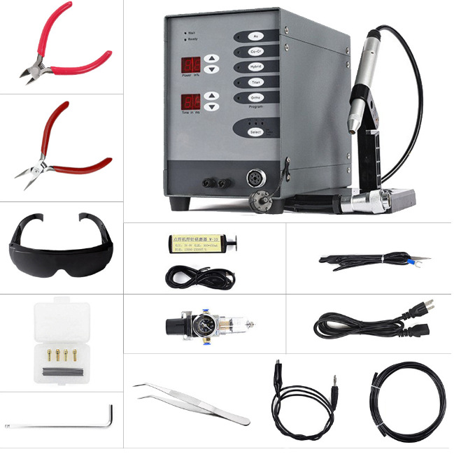 De alta potencia Dental Ortodoncia máquina de soldadura por puntos automática CNC táctil máquina de soldadura de arco de argón máquina de soldadura de oro y plata joyería de soldadura